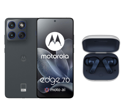 Smartfon / Telefon Motorola edge 70 5G 12/512GB Gadget Gray 120Hz + Moto Buds